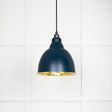 From The Anvil Electrical Smooth Brass / Ceiling Pendants From The Anvil - Smooth Brass Brindley Pendant in Dusk