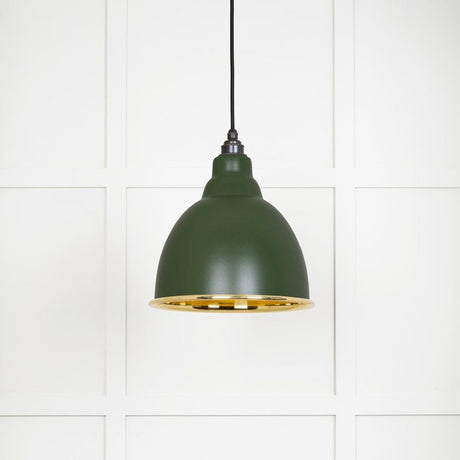 From The Anvil Electrical Smooth Brass / Ceiling Pendants From The Anvil - Smooth Brass Brindley Pendant in Heath
