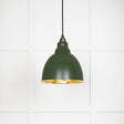 From The Anvil Electrical Smooth Brass / Ceiling Pendants From The Anvil - Smooth Brass Brindley Pendant in Heath