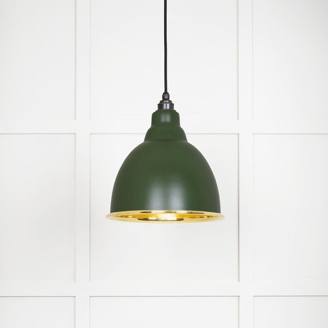 From The Anvil Electrical Smooth Brass / Ceiling Pendants From The Anvil - Smooth Brass Brindley Pendant in Heath