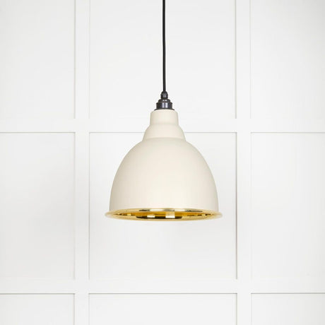 From The Anvil Electrical Smooth Brass / Ceiling Pendants From The Anvil - Smooth Brass Brindley Pendant in Teasel