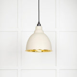 From The Anvil Electrical Smooth Brass / Ceiling Pendants From The Anvil - Smooth Brass Brindley Pendant in Teasel