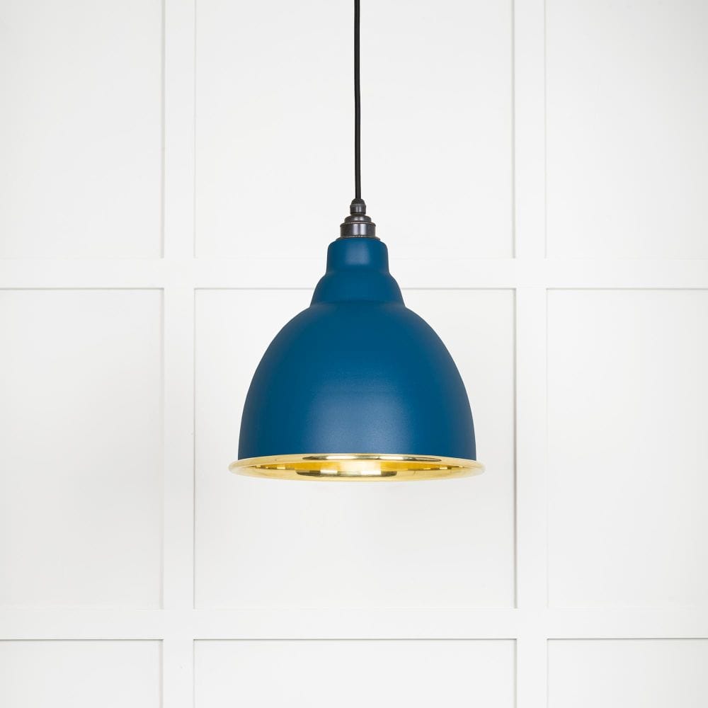 From The Anvil Electrical Smooth Brass / Ceiling Pendants From The Anvil - Smooth Brass Brindley Pendant in Upstream