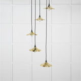From The Anvil Electrical Smooth Brass / Cluster Pendants From The Anvil - Smooth Brass Flora Cluster Pendant