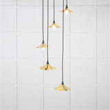 From The Anvil Electrical Smooth Brass / Cluster Pendants From The Anvil - Smooth Brass Flora Cluster Pendant