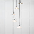 From The Anvil Electrical Smooth Brass / Cluster Pendants From The Anvil - Smooth Brass Flora Cluster Pendant in Birch