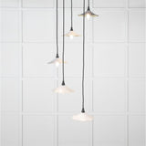 From The Anvil Electrical Smooth Brass / Cluster Pendants From The Anvil - Smooth Brass Flora Cluster Pendant in Birch