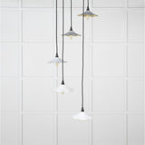 From The Anvil Electrical Smooth Brass / Cluster Pendants From The Anvil - Smooth Brass Flora Cluster Pendant in Flock