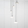 From The Anvil Electrical Smooth Brass / Cluster Pendants From The Anvil - Smooth Brass Flora Cluster Pendant in Flock