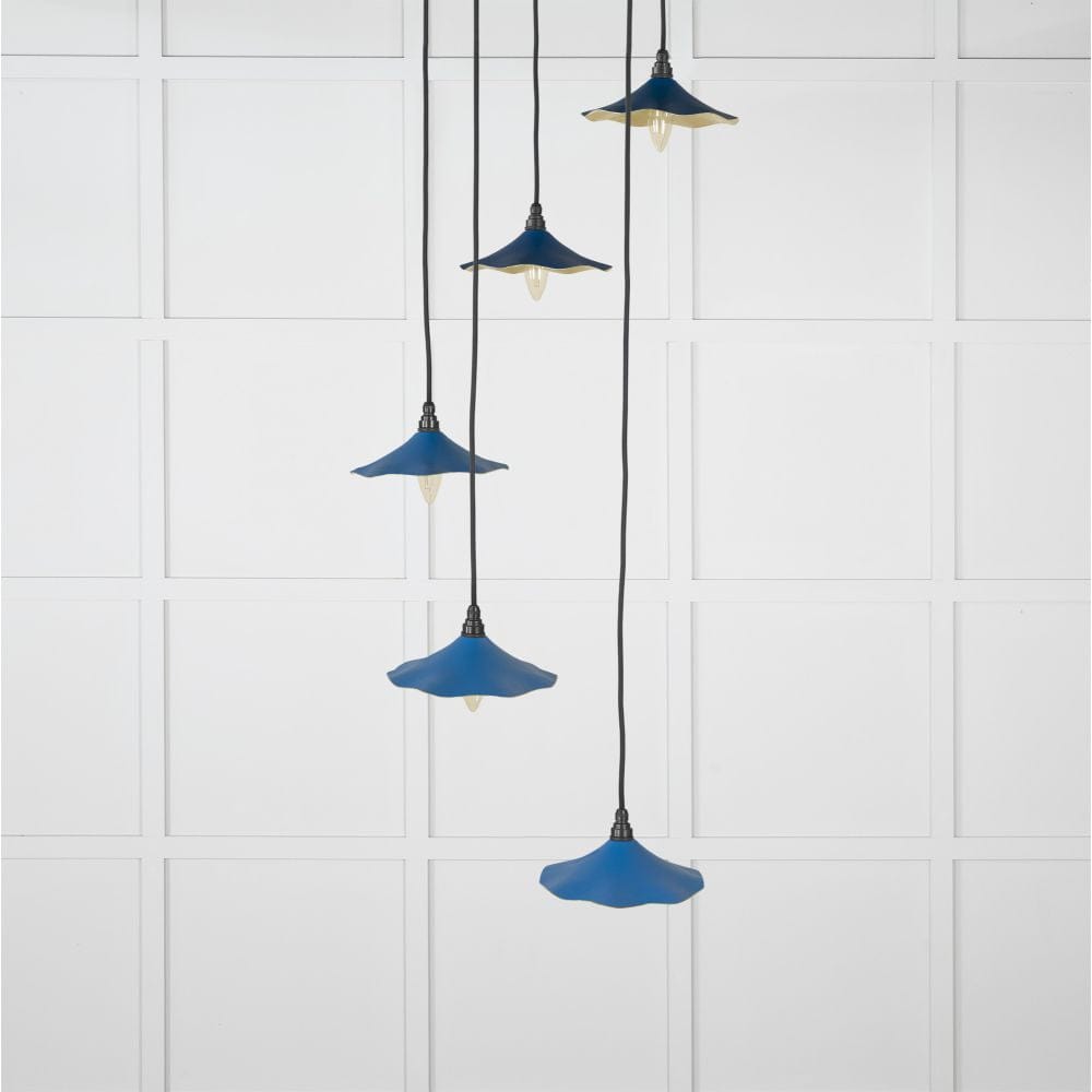 From The Anvil Electrical Smooth Brass / Cluster Pendants From The Anvil - Smooth Brass Flora Cluster Pendant in Upstream