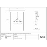From The Anvil Electrical Smooth Brass / Cluster Pendants From The Anvil - Smooth Brass Flora Cluster Pendant in Upstream