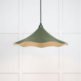 From The Anvil Electrical Smooth Brass / Ceiling Pendants From The Anvil - Smooth Brass Flora Pendant in Heath