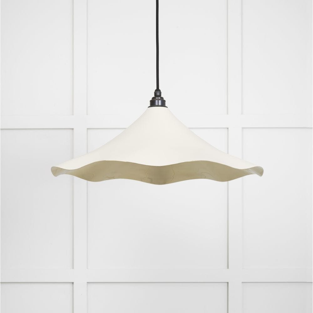 From The Anvil Electrical Smooth Brass / Ceiling Pendants From The Anvil - Smooth Brass Flora Pendant in Teasel