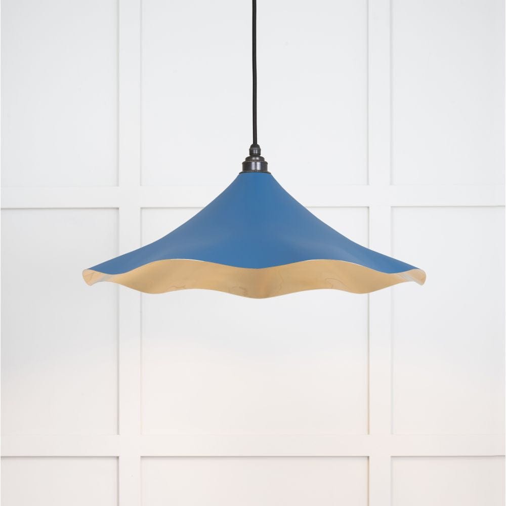 From The Anvil Electrical Smooth Brass / Ceiling Pendants From The Anvil - Smooth Brass Flora Pendant in Upstream
