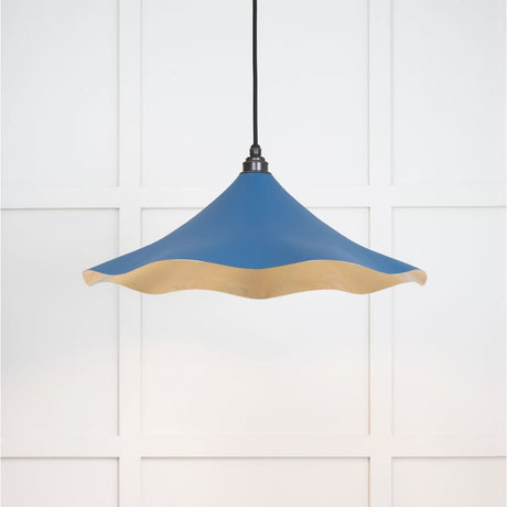 From The Anvil Electrical Smooth Brass / Ceiling Pendants From The Anvil - Smooth Brass Flora Pendant in Upstream