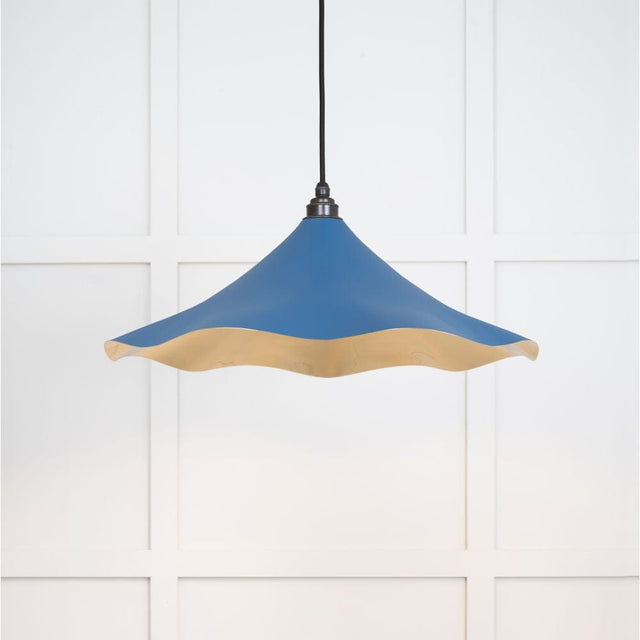 From The Anvil Electrical Smooth Brass / Ceiling Pendants From The Anvil - Smooth Brass Flora Pendant in Upstream