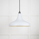 From The Anvil Electrical Smooth Brass / Ceiling Pendants From The Anvil - Smooth Brass Frankley Pendant in Birch