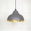 From The Anvil Electrical Smooth Brass / Ceiling Pendants From The Anvil - Smooth Brass Harborne Pendant in Bluff