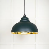 From The Anvil Electrical Smooth Brass / Ceiling Pendants From The Anvil - Smooth Brass Harborne Pendant in Dingle