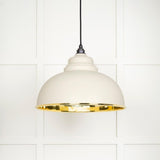 From The Anvil Electrical Smooth Brass / Ceiling Pendants From The Anvil - Smooth Brass Harborne Pendant in Teasel
