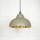 From The Anvil Electrical Smooth Brass / Ceiling Pendants From The Anvil - Smooth Brass Harborne Pendant in Tump