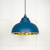 From The Anvil Electrical Smooth Brass / Ceiling Pendants From The Anvil - Smooth Brass Harborne Pendant in Upstream