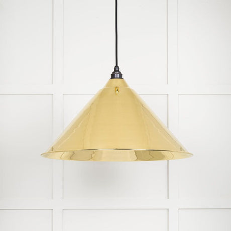 From The Anvil Electrical Smooth Brass / Ceiling Pendants From The Anvil - Smooth Brass Hockley Pendant