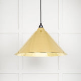 From The Anvil Electrical Smooth Brass / Ceiling Pendants From The Anvil - Smooth Brass Hockley Pendant