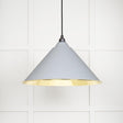 From The Anvil Electrical Smooth Brass / Ceiling Pendants From The Anvil - Smooth Brass Hockley Pendant in Birch