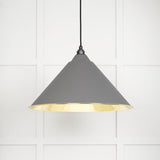 From The Anvil Electrical Smooth Brass / Ceiling Pendants From The Anvil - Smooth Brass Hockley Pendant in Bluff