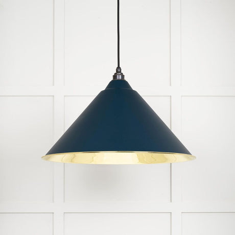 From The Anvil Electrical Smooth Brass / Ceiling Pendants From The Anvil - Smooth Brass Hockley Pendant in Dusk