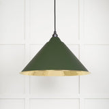 From The Anvil Electrical Smooth Brass / Ceiling Pendants From The Anvil - Smooth Brass Hockley Pendant in Heath