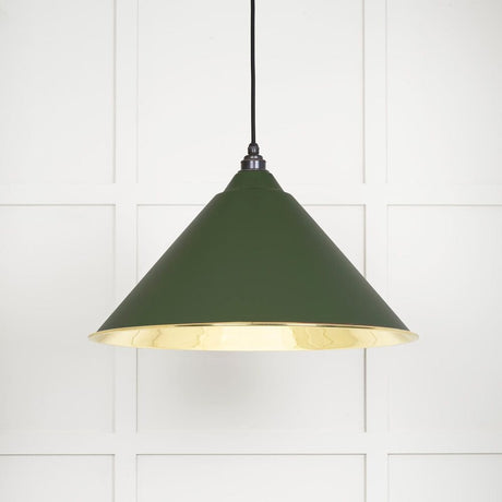 From The Anvil Electrical Smooth Brass / Ceiling Pendants From The Anvil - Smooth Brass Hockley Pendant in Heath