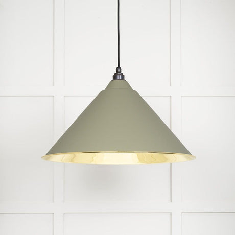 From The Anvil Electrical Smooth Brass / Ceiling Pendants From The Anvil - Smooth Brass Hockley Pendant in Tump