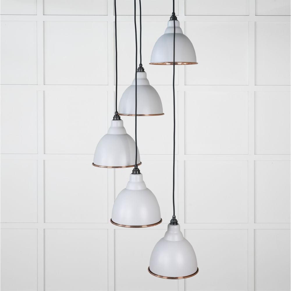From The Anvil Electrical Smooth Copper / Cluster Pendants From The Anvil - Smooth Copper Brindley Cluster Pendant in Birch