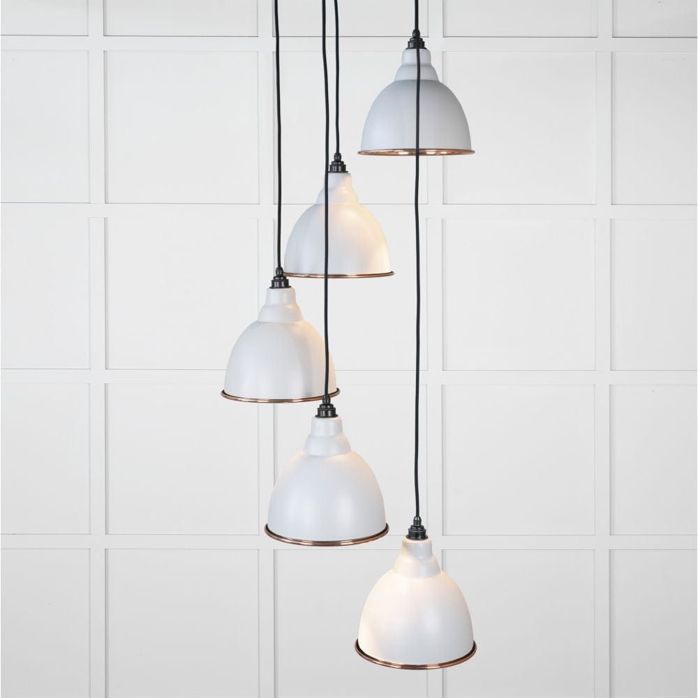 From The Anvil Electrical Smooth Copper / Cluster Pendants From The Anvil - Smooth Copper Brindley Cluster Pendant in Birch