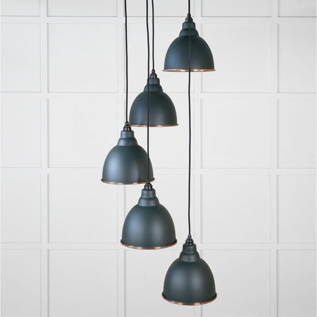 From The Anvil Electrical Smooth Copper / Cluster Pendants From The Anvil - Smooth Copper Brindley Cluster Pendant in Dingle