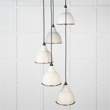 From The Anvil Electrical Smooth Copper / Cluster Pendants From The Anvil - Smooth Copper Brindley Cluster Pendant in Teasel