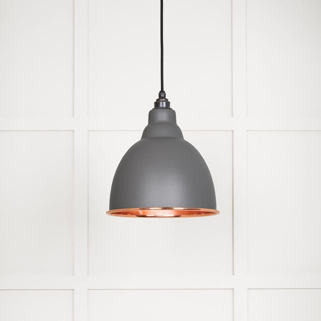 From The Anvil Electrical Smooth Copper / Ceiling Pendants From The Anvil - Smooth Copper Brindley Pendant in Bluff