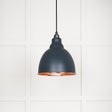 From The Anvil Electrical Smooth Copper / Ceiling Pendants From The Anvil - Smooth Copper Brindley Pendant in Soot
