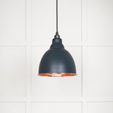 From The Anvil Electrical Smooth Copper / Ceiling Pendants From The Anvil - Smooth Copper Brindley Pendant in Soot