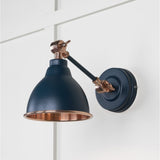 From The Anvil Electrical Smooth Copper / Wall Lights From The Anvil - Smooth Copper Brindley Wall Light in Dusk