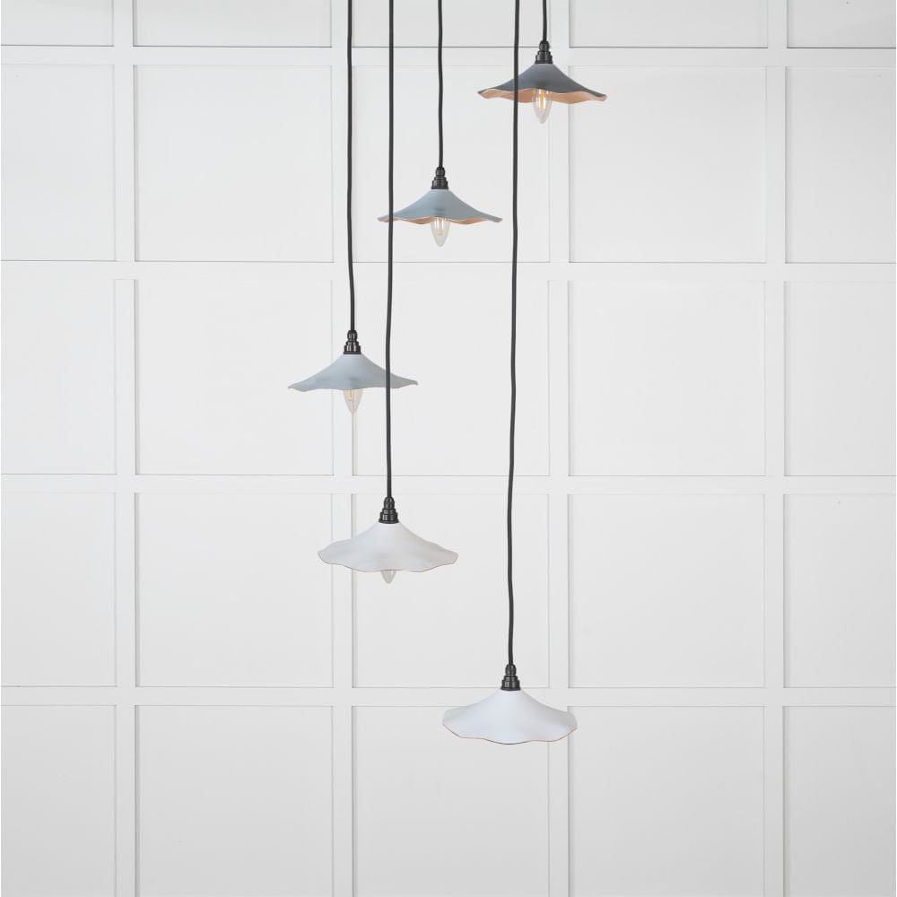 From The Anvil Electrical Smooth Copper / Cluster Pendants From The Anvil - Smooth Copper Flora Cluster Pendant in Birch