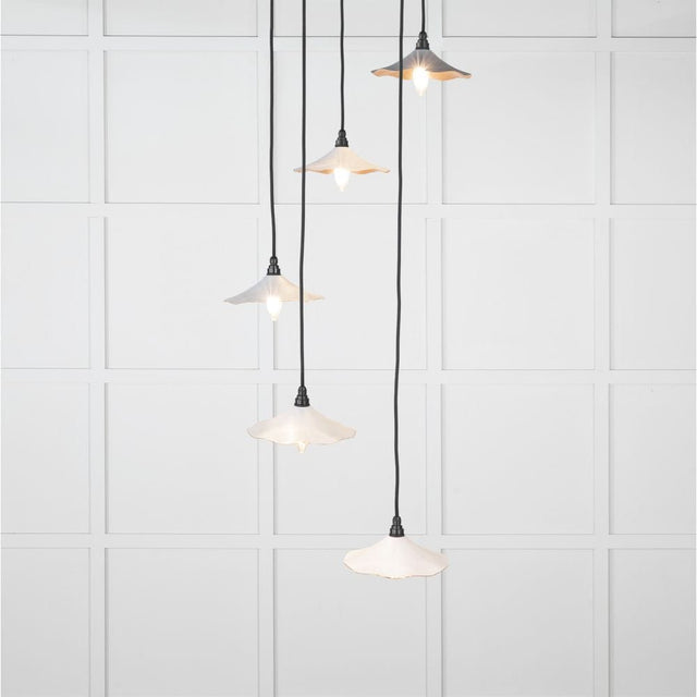 From The Anvil Electrical Smooth Copper / Cluster Pendants From The Anvil - Smooth Copper Flora Cluster Pendant in Birch