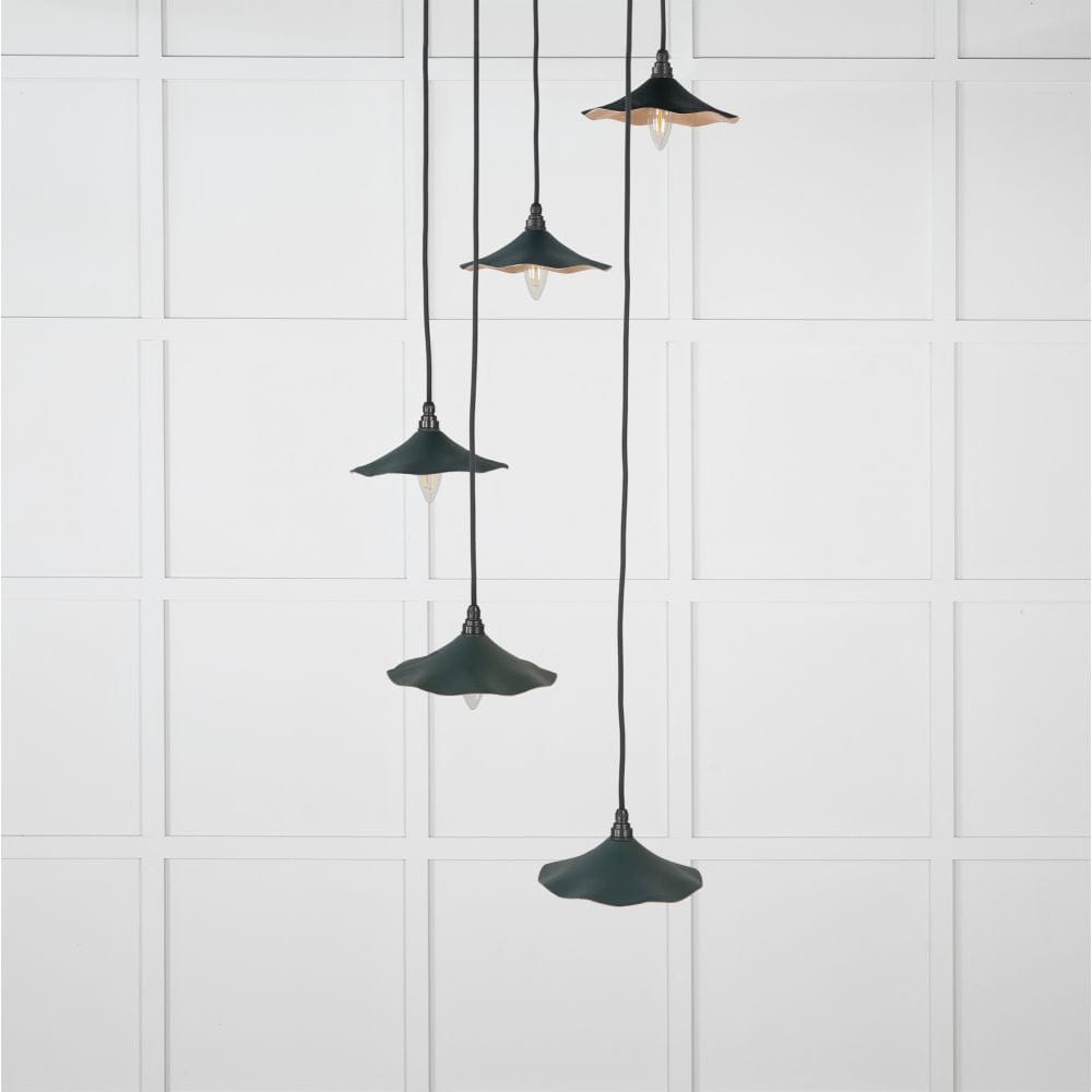 From The Anvil Electrical Smooth Copper / Cluster Pendants From The Anvil - Smooth Copper Flora Cluster Pendant in Dingle