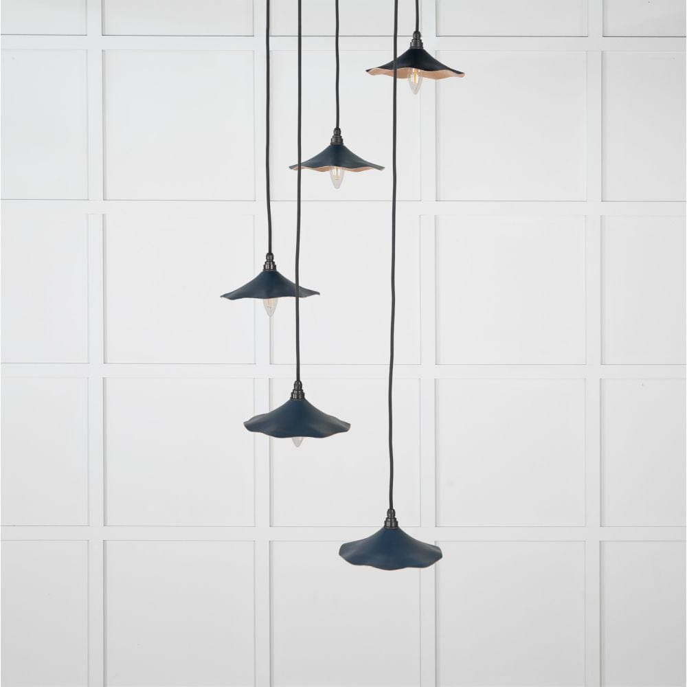 From The Anvil Electrical Smooth Copper / Cluster Pendants From The Anvil - Smooth Copper Flora Cluster Pendant in Dusk