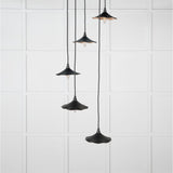 From The Anvil Electrical Smooth Copper / Cluster Pendants From The Anvil - Smooth Copper Flora Cluster Pendant in Elan Black