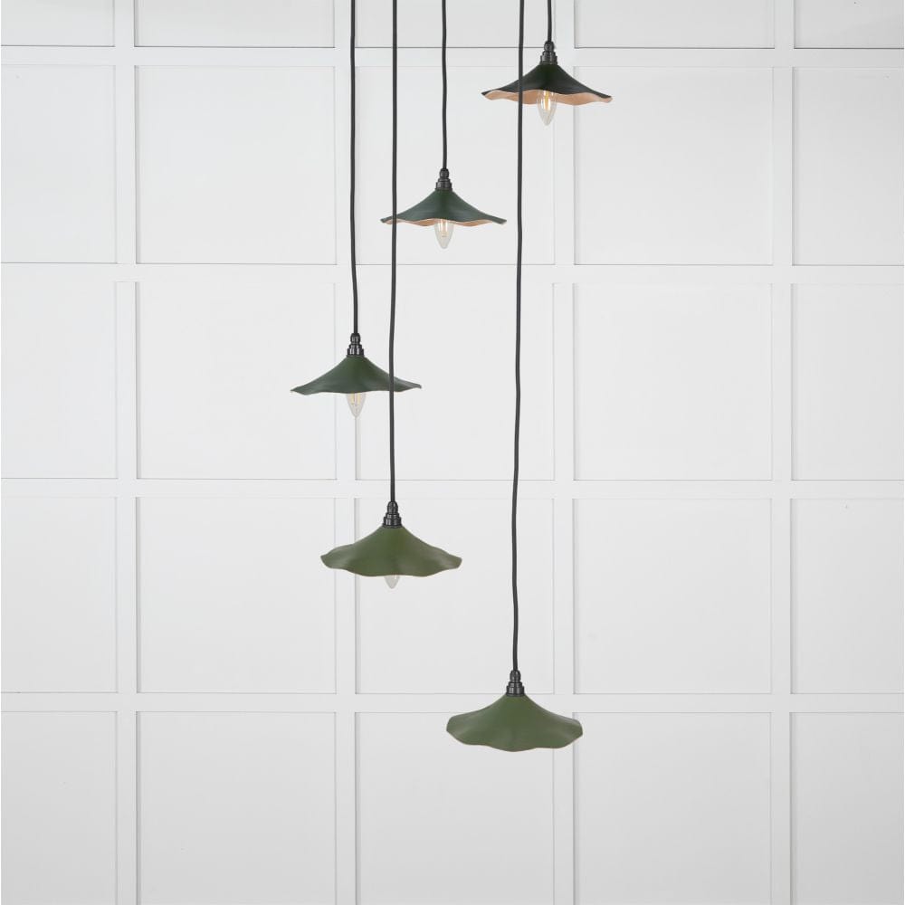 From The Anvil Electrical Smooth Copper / Cluster Pendants From The Anvil - Smooth Copper Flora Cluster Pendant in Heath