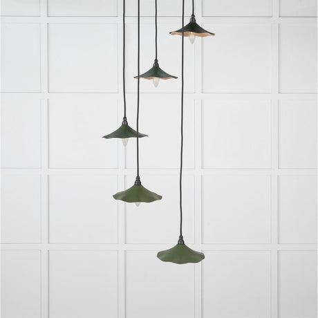 From The Anvil Electrical Smooth Copper / Cluster Pendants From The Anvil - Smooth Copper Flora Cluster Pendant in Heath