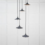From The Anvil Electrical Smooth Copper / Cluster Pendants From The Anvil - Smooth Copper Flora Cluster Pendant in Slate